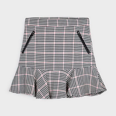 houndstooth-check-skirt